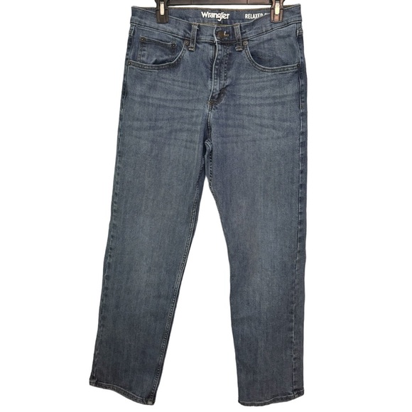 Wrangler Women’s Relaxed Fit High Rise Straight Leg Jeans. EUC. Waist 29 - Picture 1 of 10